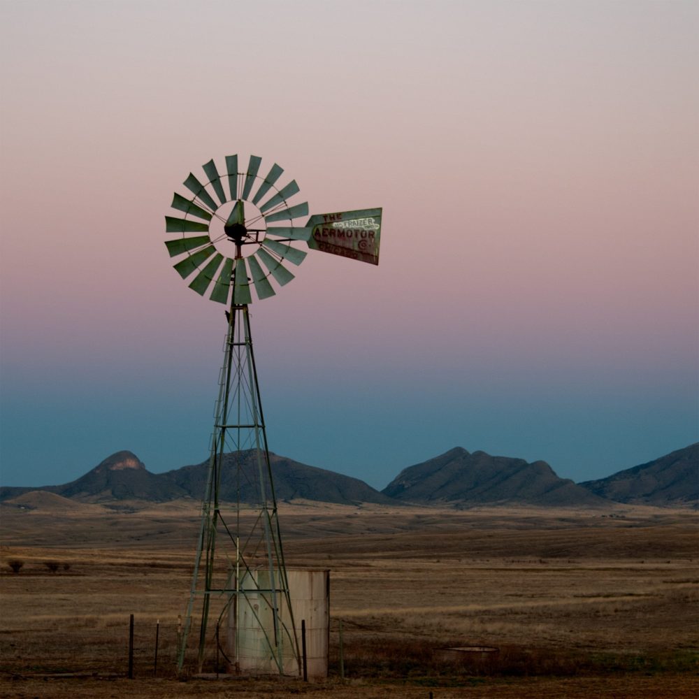 Windmill in the desert